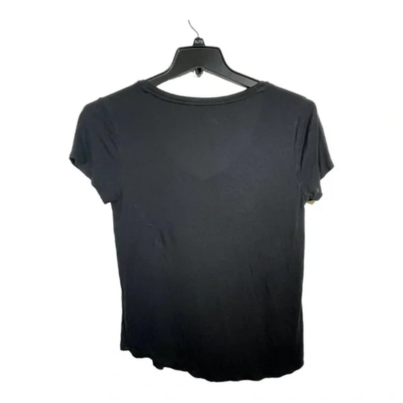 Aeropostale Seriously Sof Perfect V Black T-Shirt Short Sleeve Size Small - Picture 8 of 9